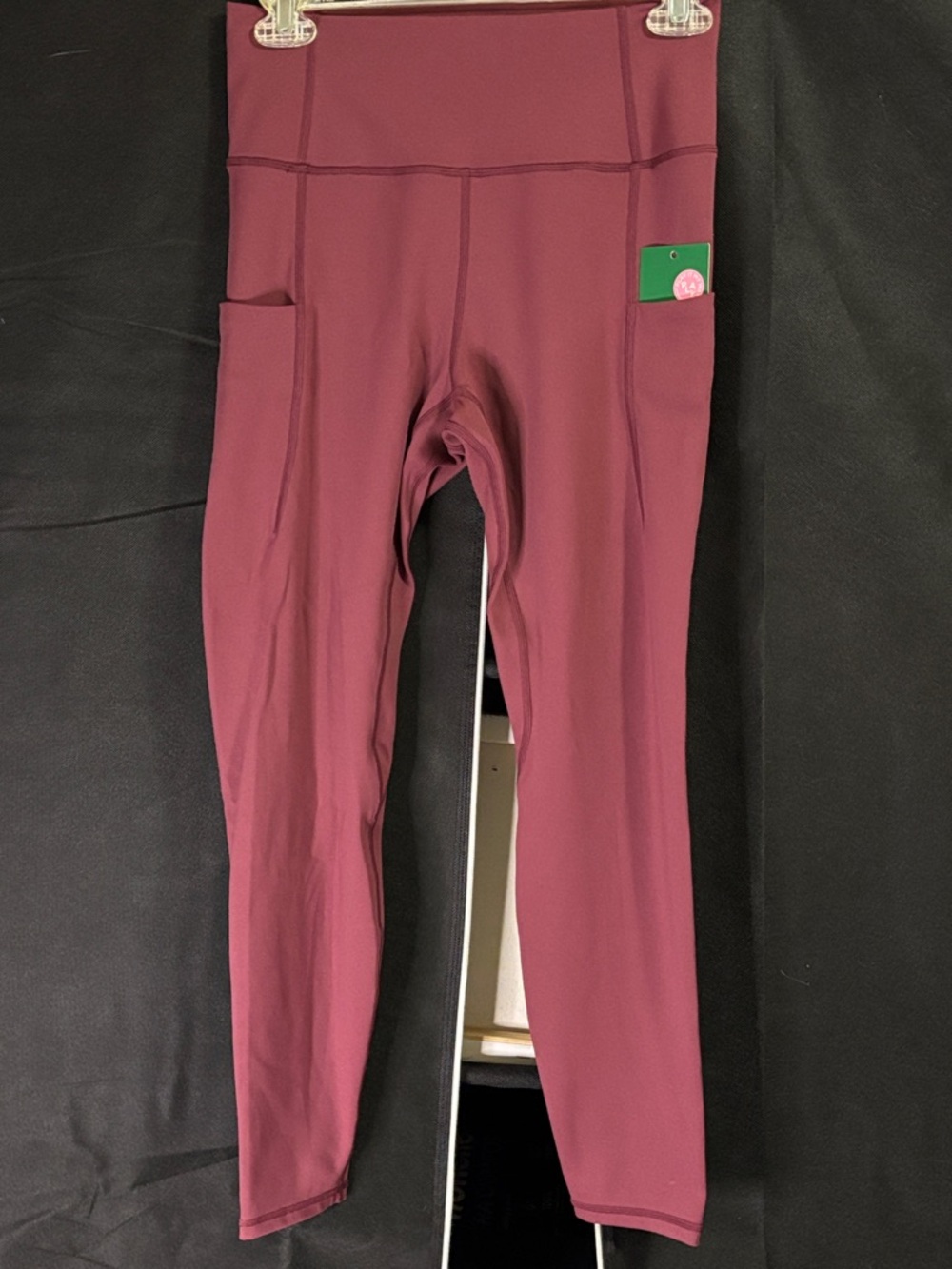 Halara Women’s High-Waist Pocket Leggings - Burgundy